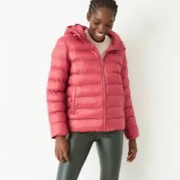 a new day Jackets Coats Coral Puffy Jacket Poshmark